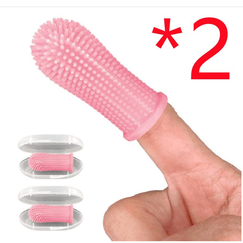 Brosse à dents doigtier silicone chien chat — Hygiène dentaire 22