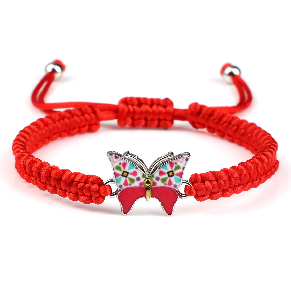 Title 17, Nueva pulsera de mariposa, cuerda de mano de pr...