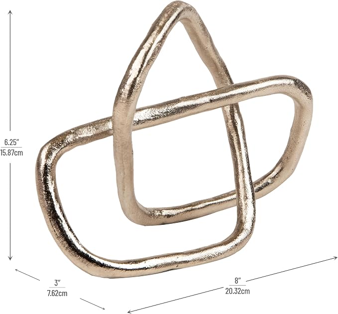 Metal Geometric Infinity Sculpture, picture 3 of 4