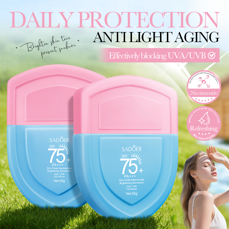 SADOER Zinc Oxide Niacinamide Brightening Sunscreen 50g — foto 7