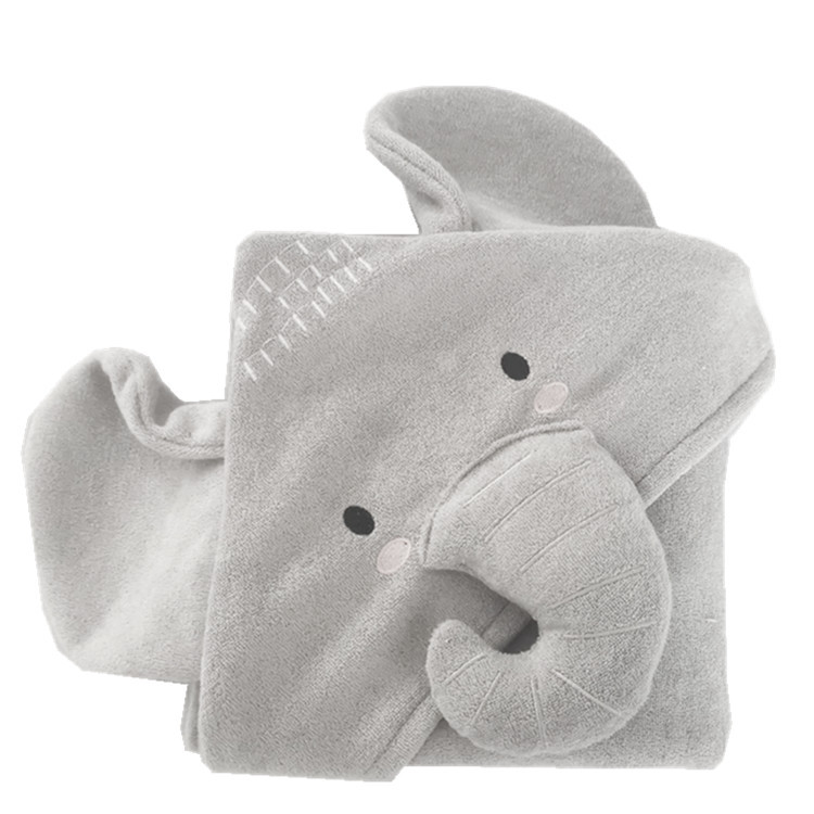 Baby Bath Towel With  Dinosaur Cloak Large — foto 5