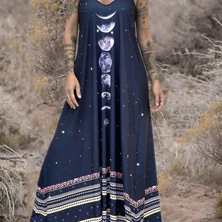 Nature Scenery Women's Summer Beach Dress Lyq13Ksx2125 S - Shop at LoveMi