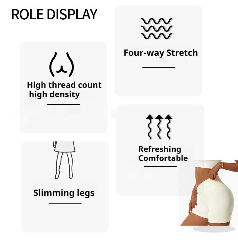 V-Waist Peach Lifting High-Waisted Yoga Workout Shorts For Women Quick-Dry Seamless Leggings Perfect For Running & Yoga