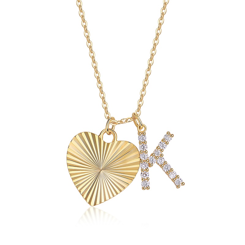 1Heart Secret - A Fashionable And Trendy Necklace Pendant Diamond Jewelry Necklace Set With 1-carat Moissanite S925 Sterling Silver And Gold Plating Prohibit TikTok sales