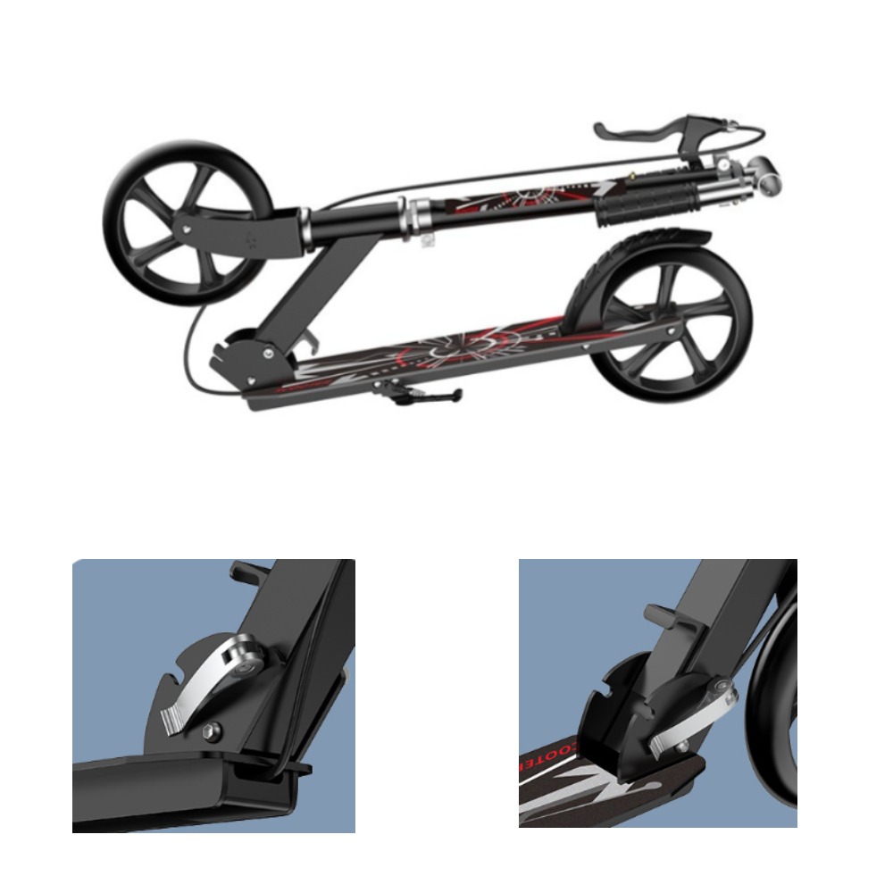 New Kids Scooter 2-Wheel Adjustable Height With Handbrake For 6-12 Years — image 3