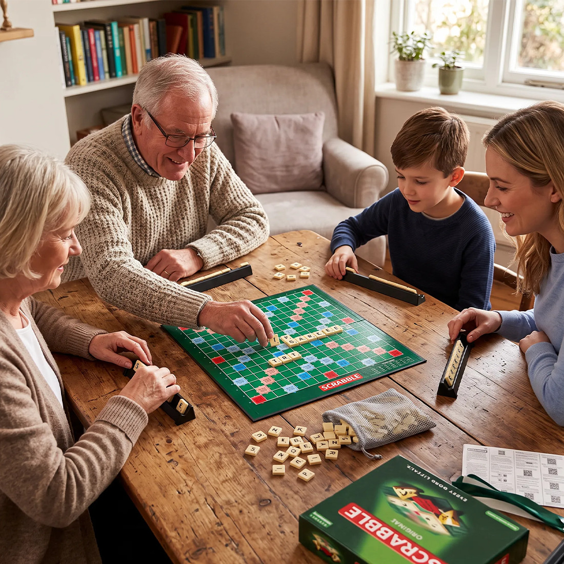Scrabble Original Classic Board Game Toy New & Sealed Family Kids A Dult Edition