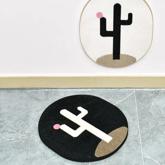 Integrated Cat Scratch Disc With Scratch Resistance And No Chip Falling Black And White - Shop at LoveMi