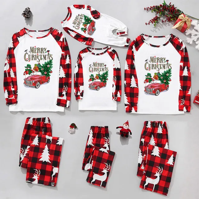 Parent Child Home Clothes Christmas Home Clothes Jjf32842 Dod L - Shop at LoveMi
