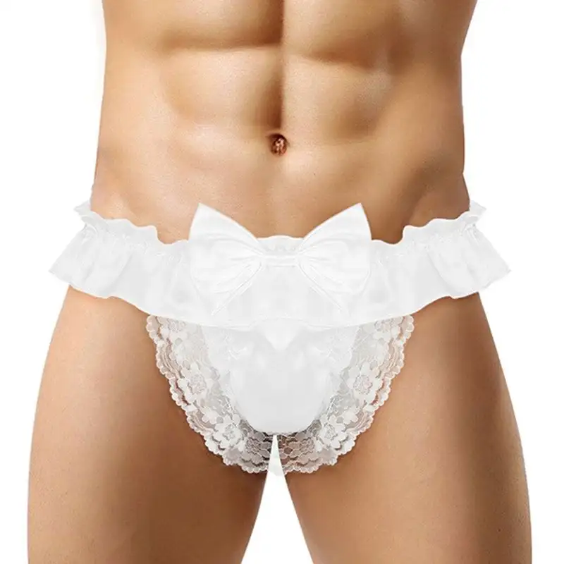 Men's Sexy Satin Bikini Thong