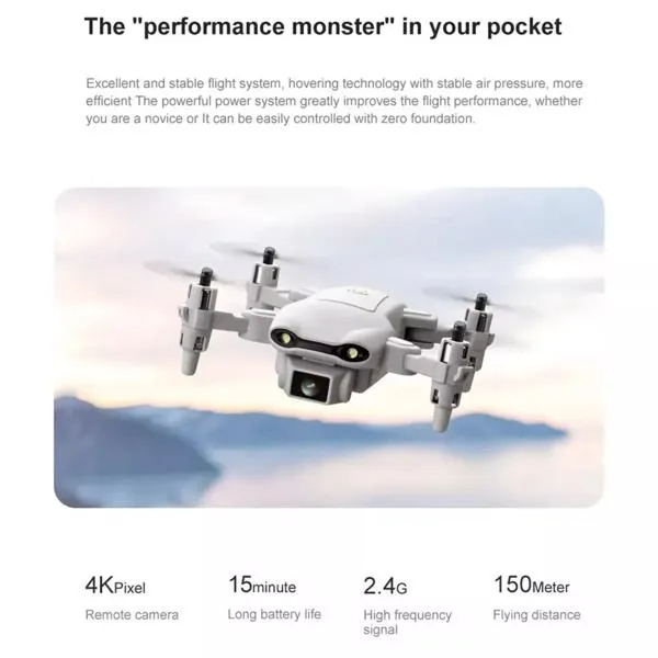4DRC V9 Mini Drone For Kids Adults 720P HD FPV Camera, Foldable RC Quarcopter For Boys Girls With Altitude Hold, Headless Mode,Logistics Is Randomly Sent By UPS USPS FEDEX Amazon Logistics.