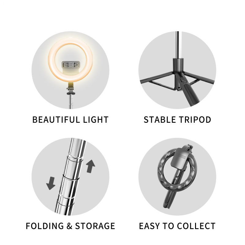 Multifunctional Selfie Stick Q05S Selfie Stick Live - Image 2