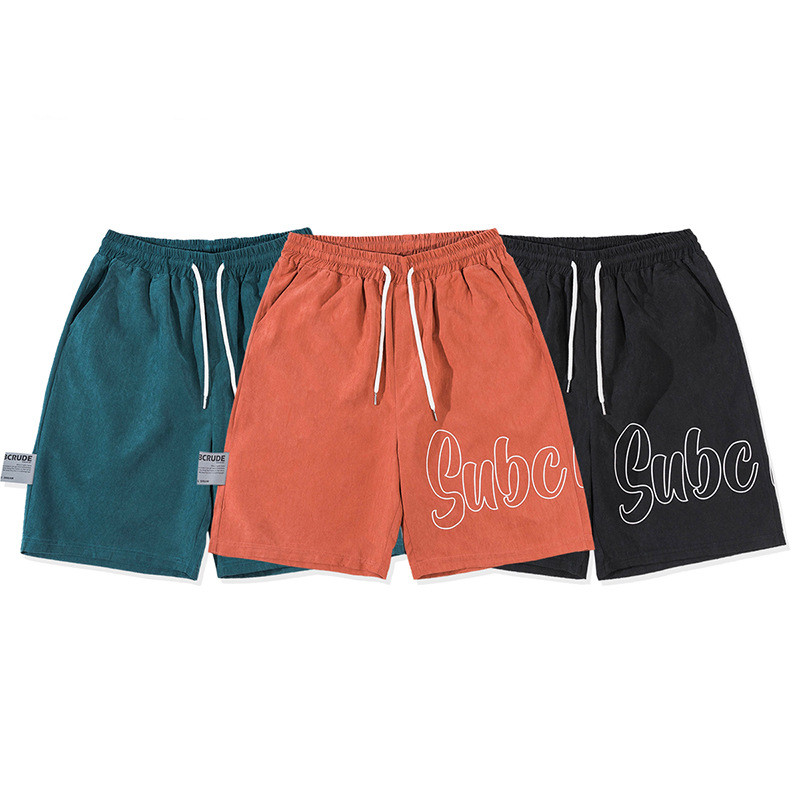 Title 2, Shorts esportivos casuais masculinos com estamp...