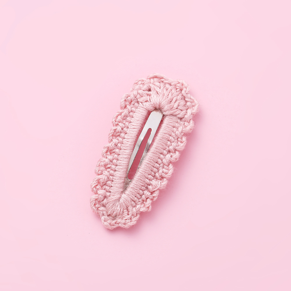 Wool Braided Edge  Seamless Cute Children's Hair Clip