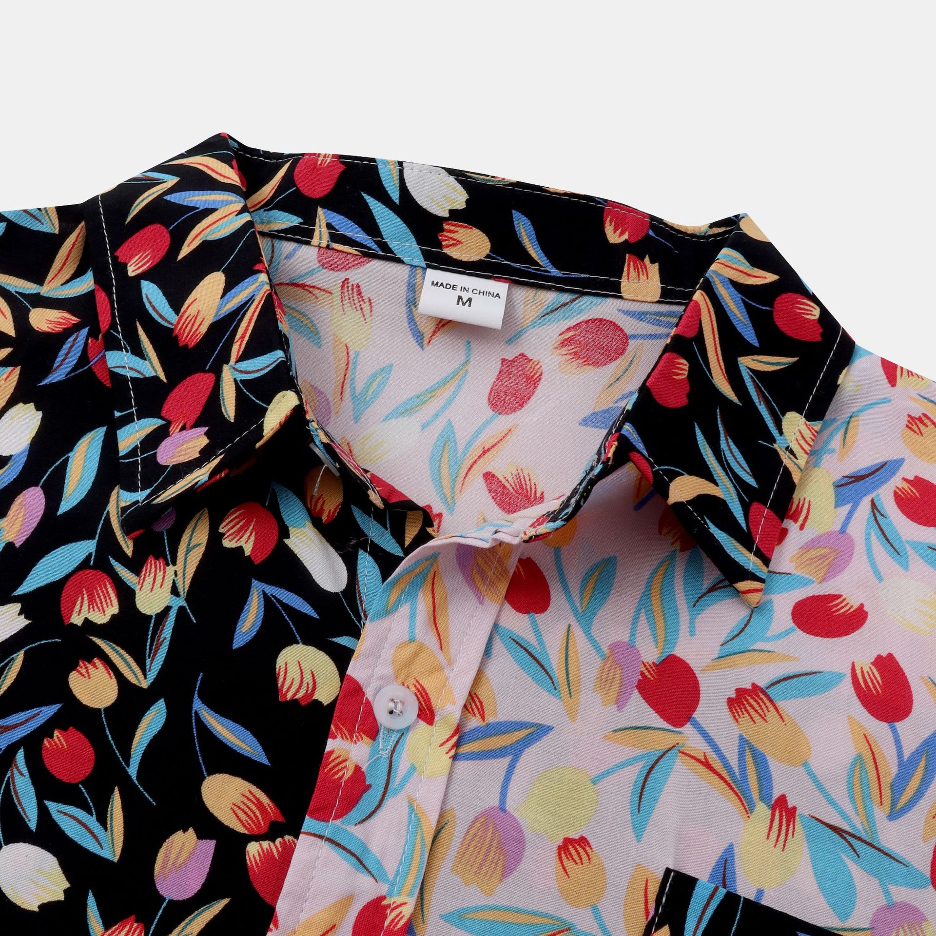 Title 3, Nieuw Hawaiian Style shirt met digitale print, ...