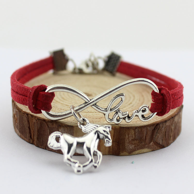 Infinity Love Horses Bracelet