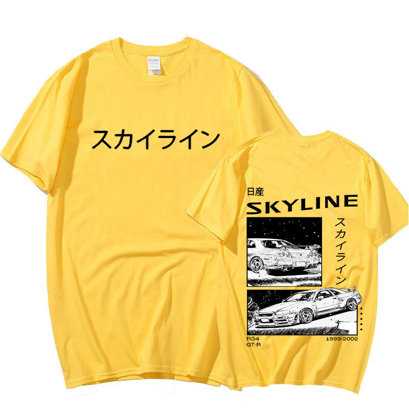 Title 2, Letter Double-sided Printed T-shirt