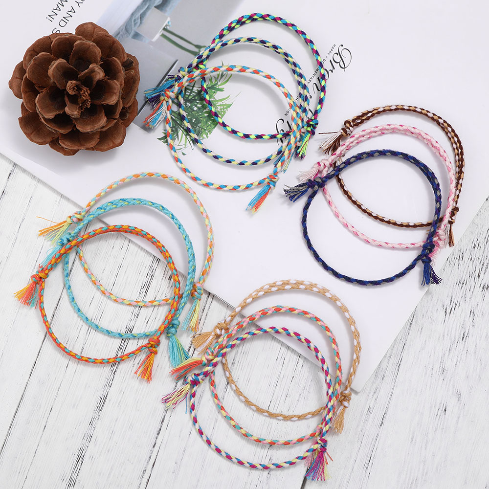 Title 4, Meetvii Lucky Tibetan String Bracelets Bangles ...