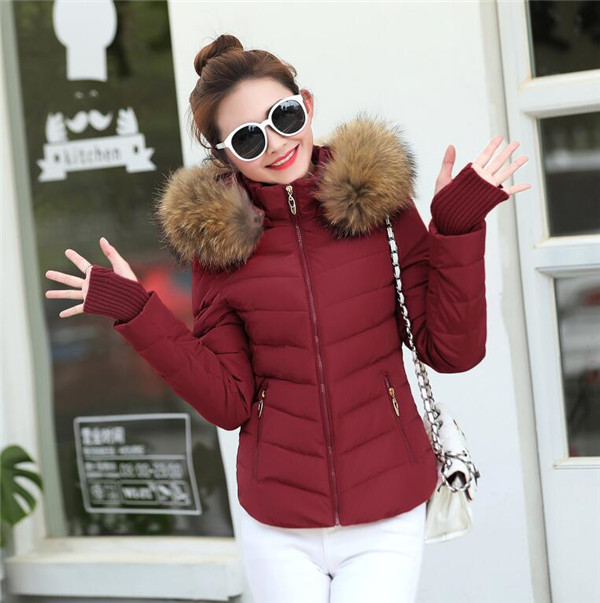 Brown Women'S Parka Jacket Winter Jacket Womens Parkas Wine - Shop at LoveMi
