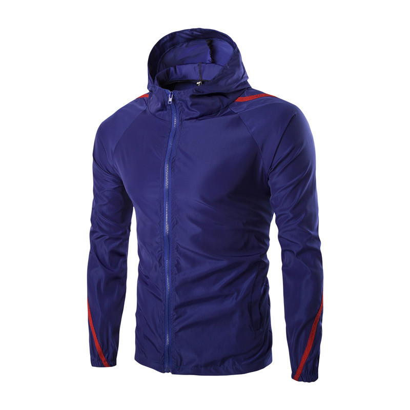 Hooded Sun Protection Jacket With Webbing And Sleeves