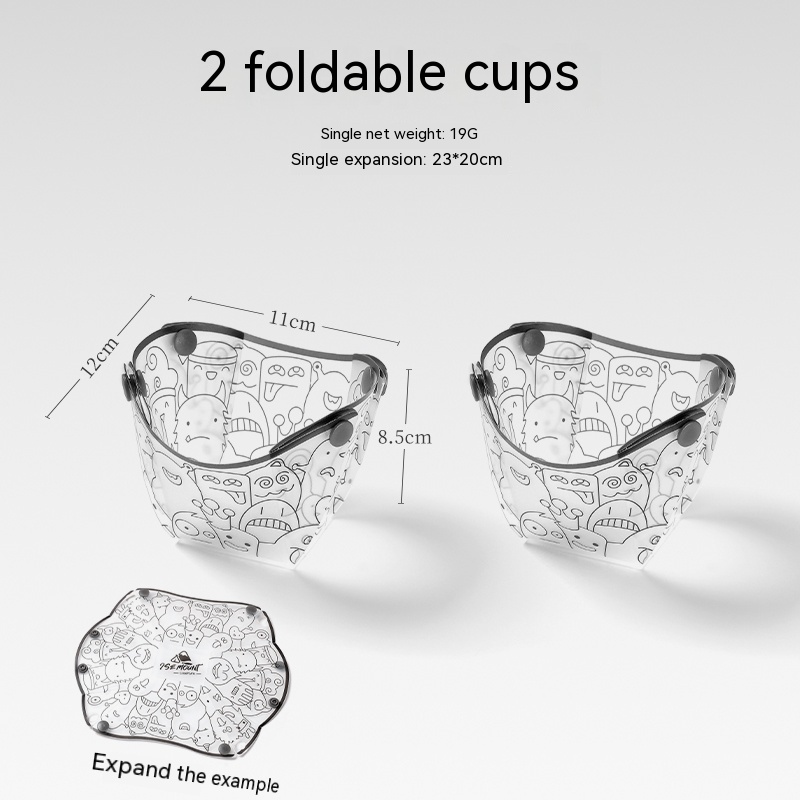 Two Pack Folding Water Cup