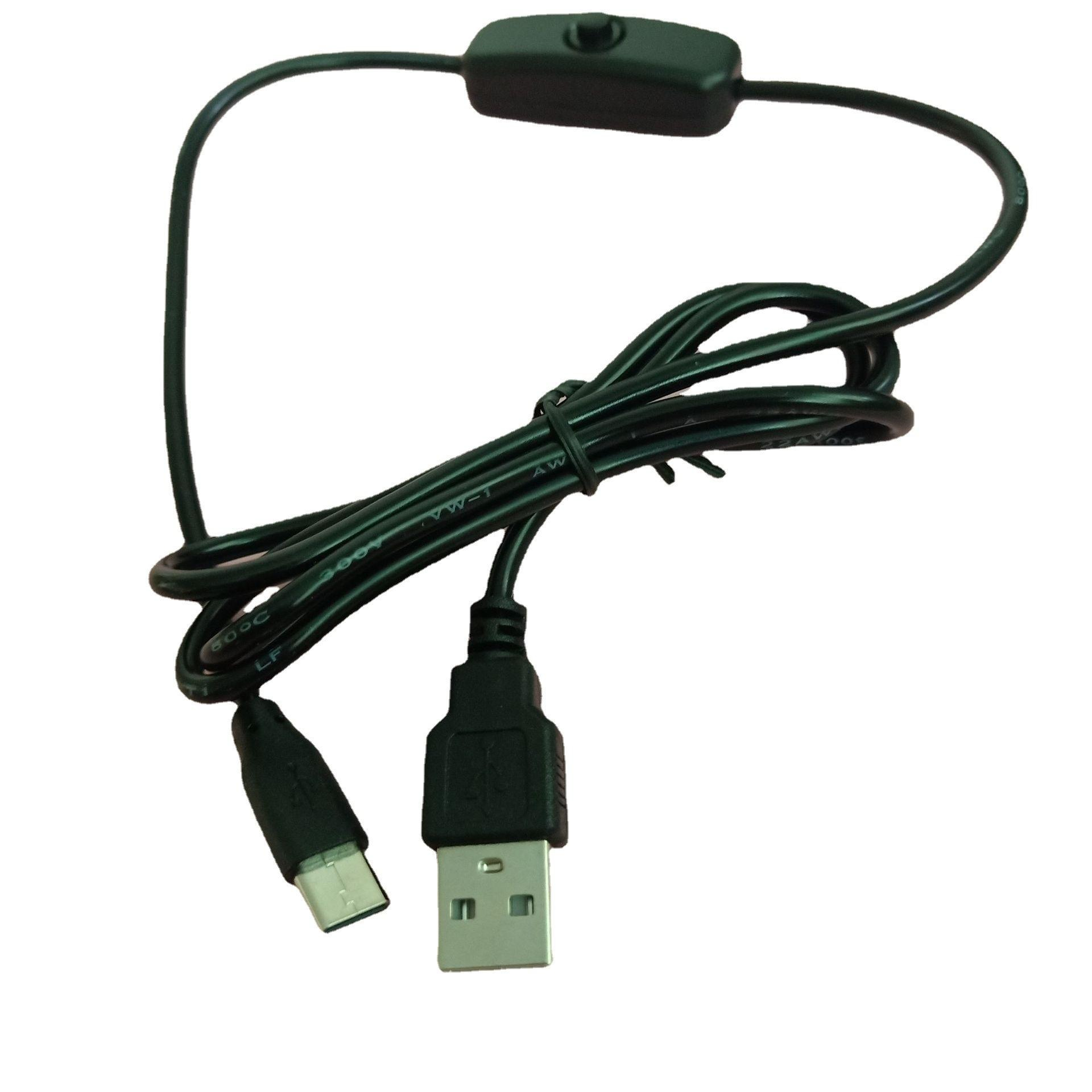 USB Type-c interface with switch power cord