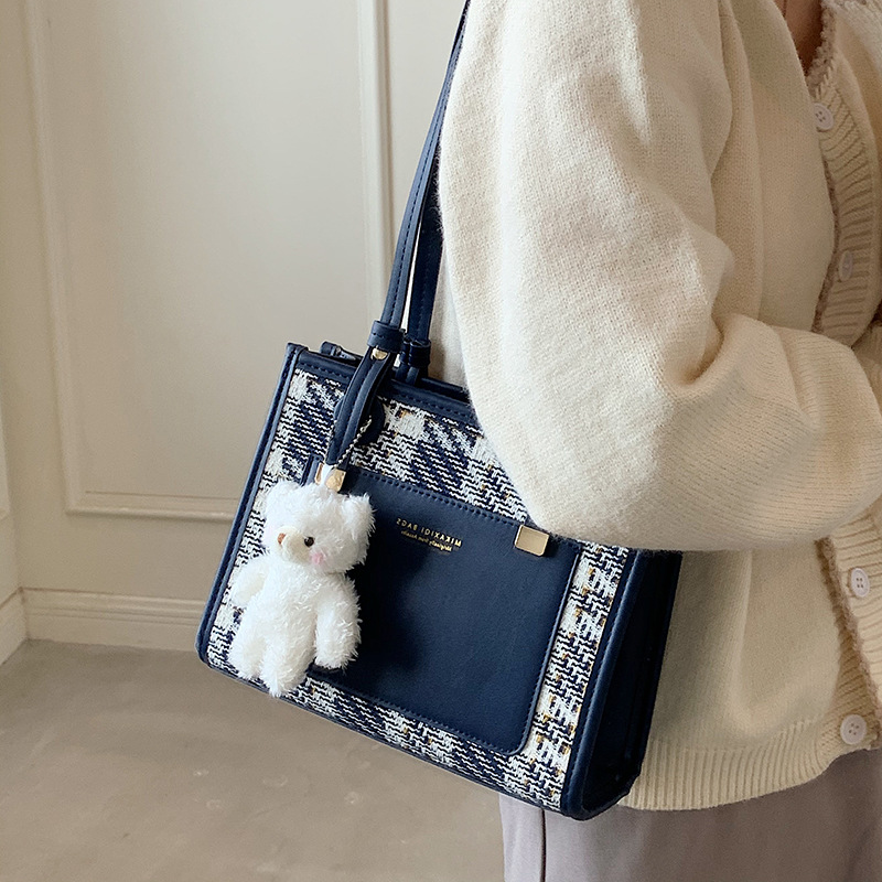 Small Bag Female Bag All-match Single Shoulder Bag Tote Small Square Bag