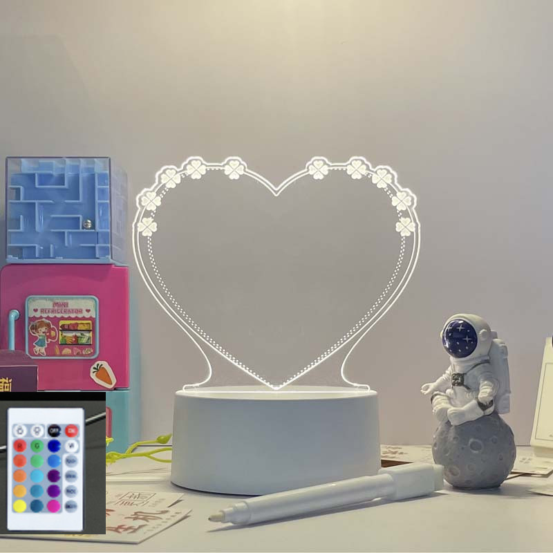 3D Acrylic Board Handwriting Message Board LED Light - Image 5