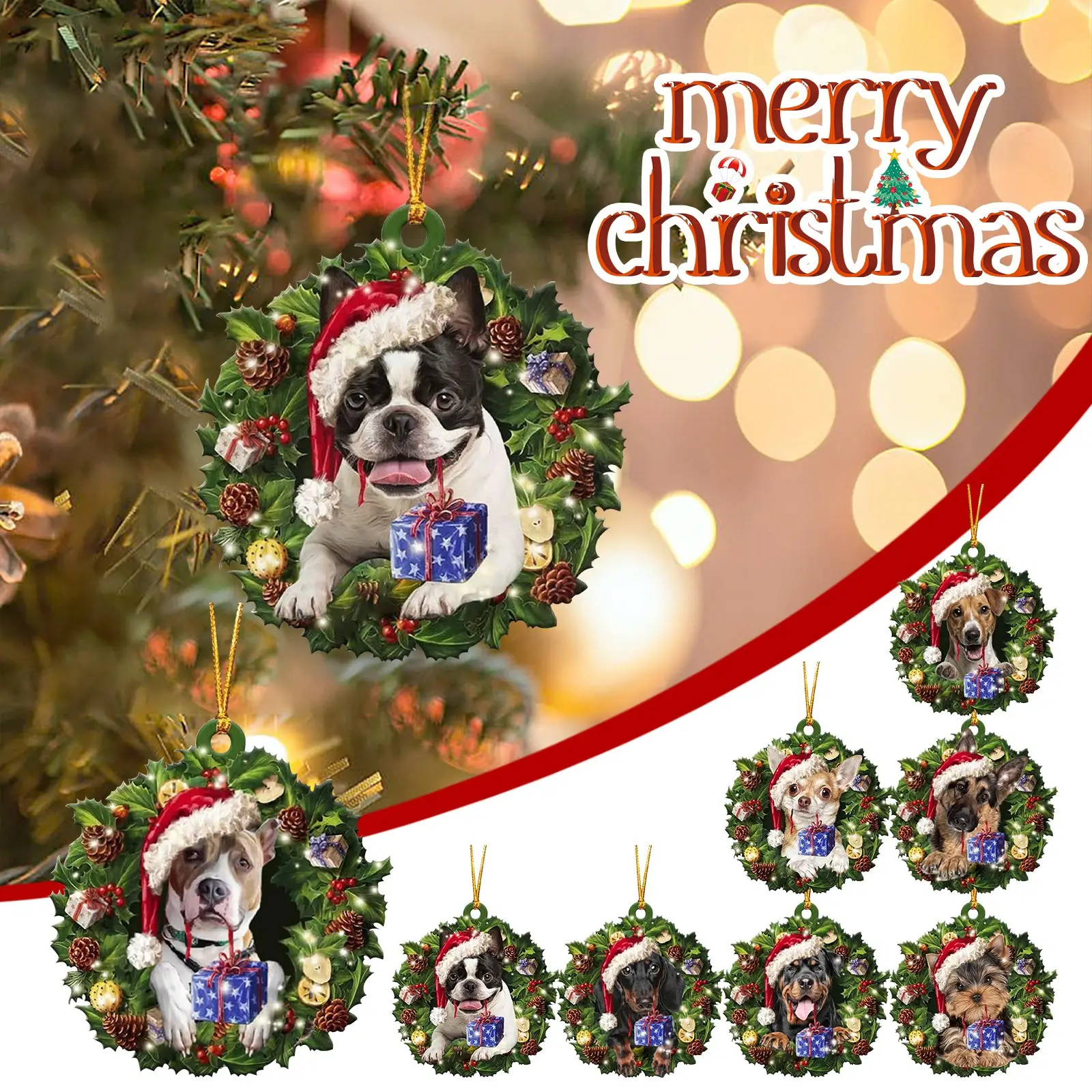 Christmas Ornaments Hanging Decoration Gift Product Personalized