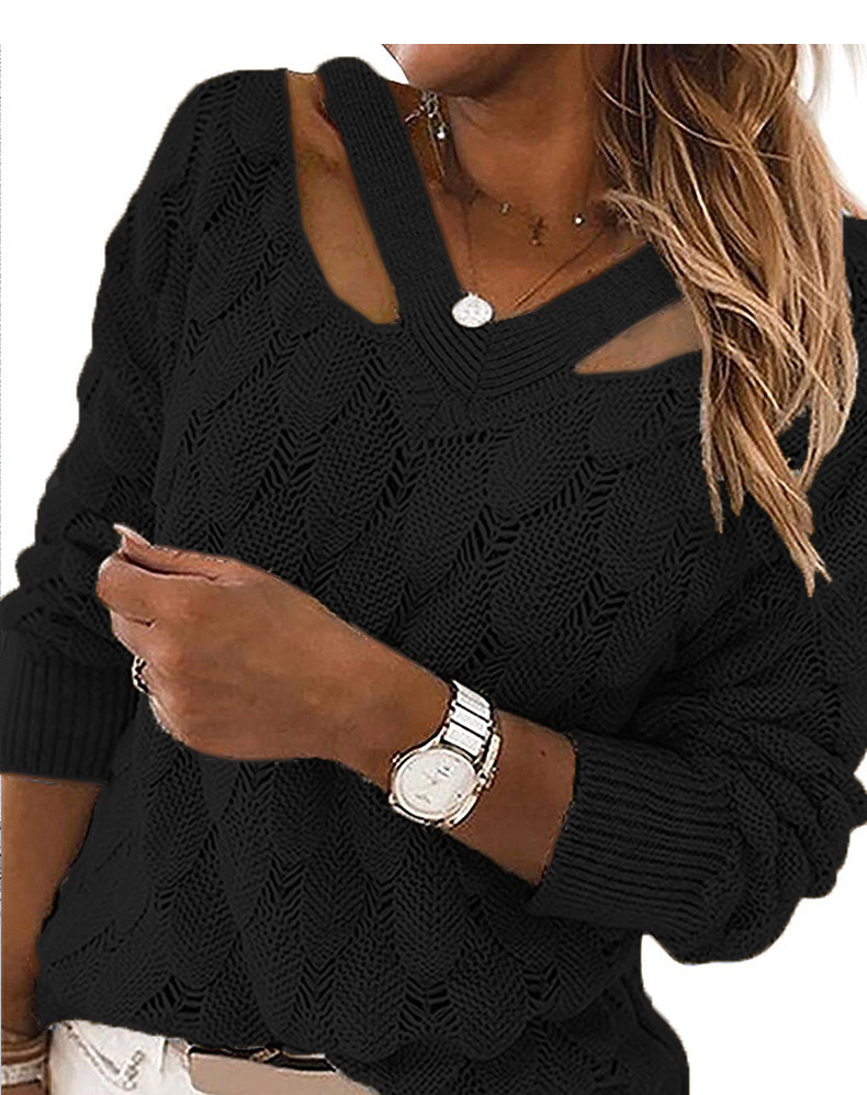 Title 9, Womens Knit Sweater V-neck Strapless Sweater