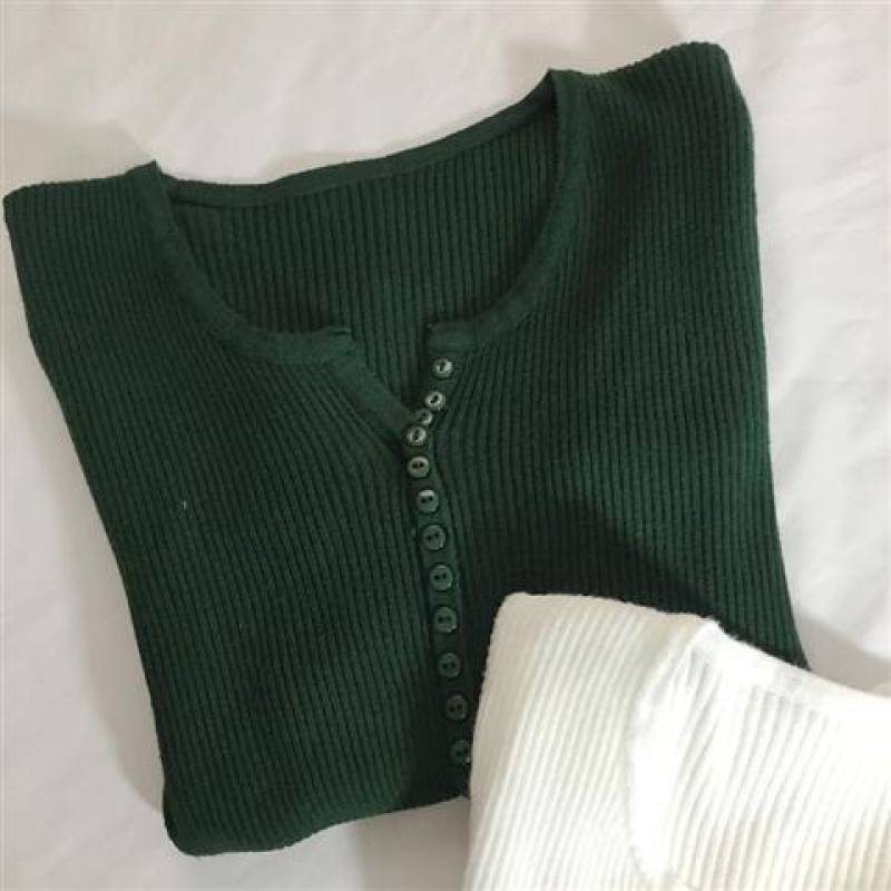 Title 4, V-neck Sweater Autumn New Style