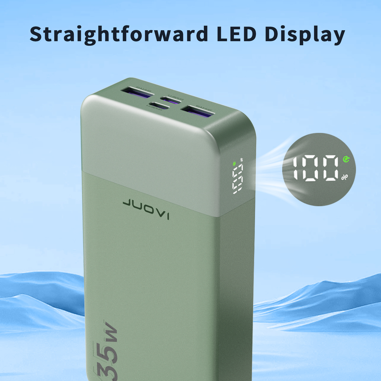 Australia Overseas Warehouse N OBIS 35W 20000mAh Type-C Fast Charging Portable Power Bank For Phone 8