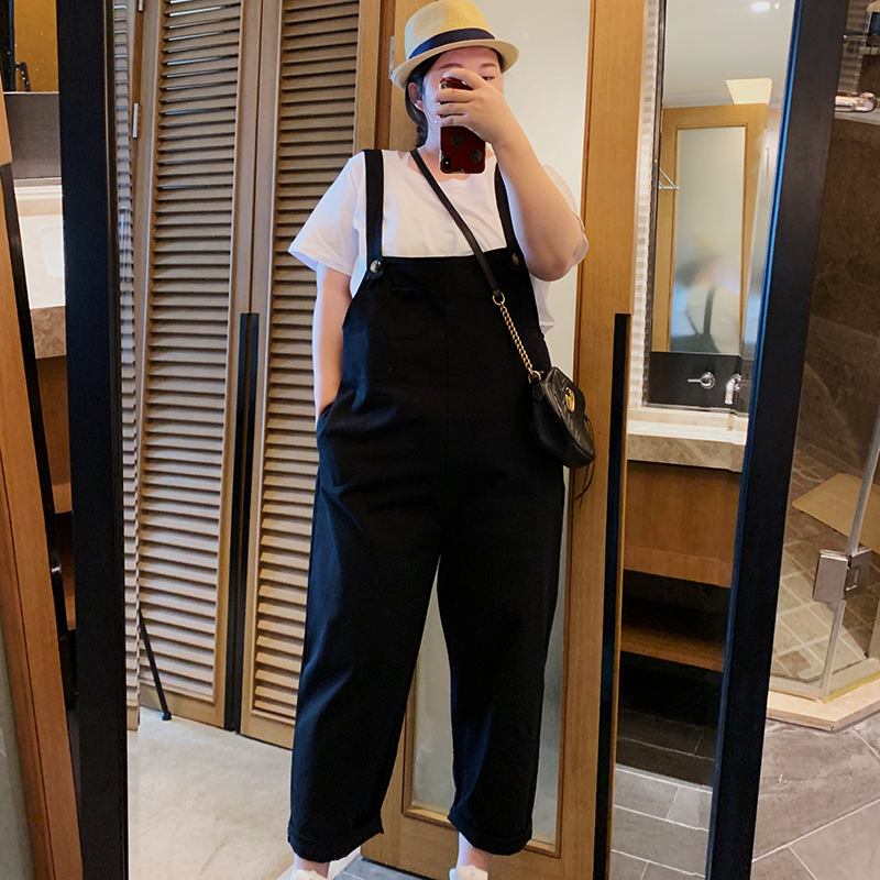 Title 3, Loose casual overalls cropped pants