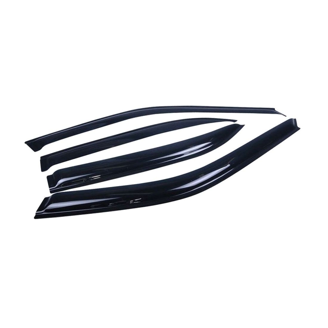 Fits 96-00 H Onda Civic Sedan Slim Style Window Visors Rain Sun Guard Deflector — foto 5