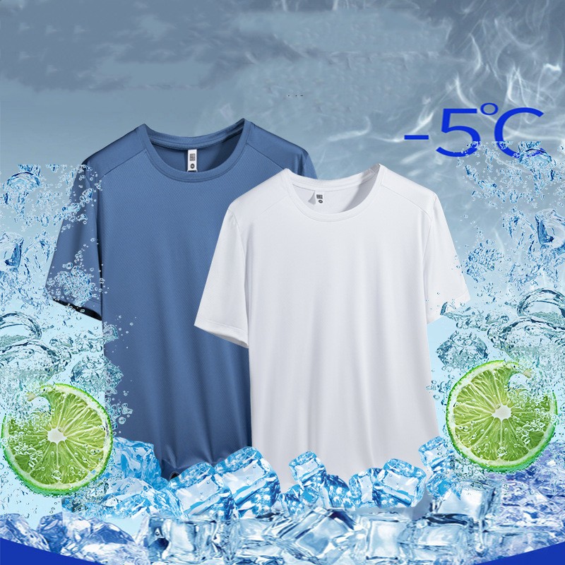 Title 8, Heren Ice Silk Mosquito Prevention T-shirt Zome...