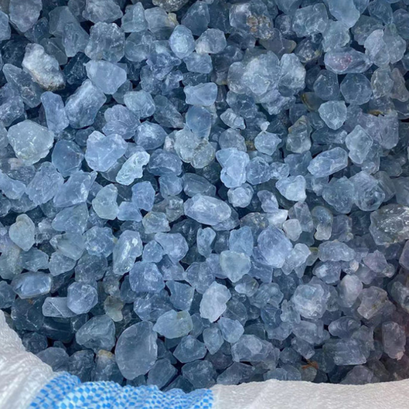 Natural Azure Rough Stone Mineral Specimen Home Decoration