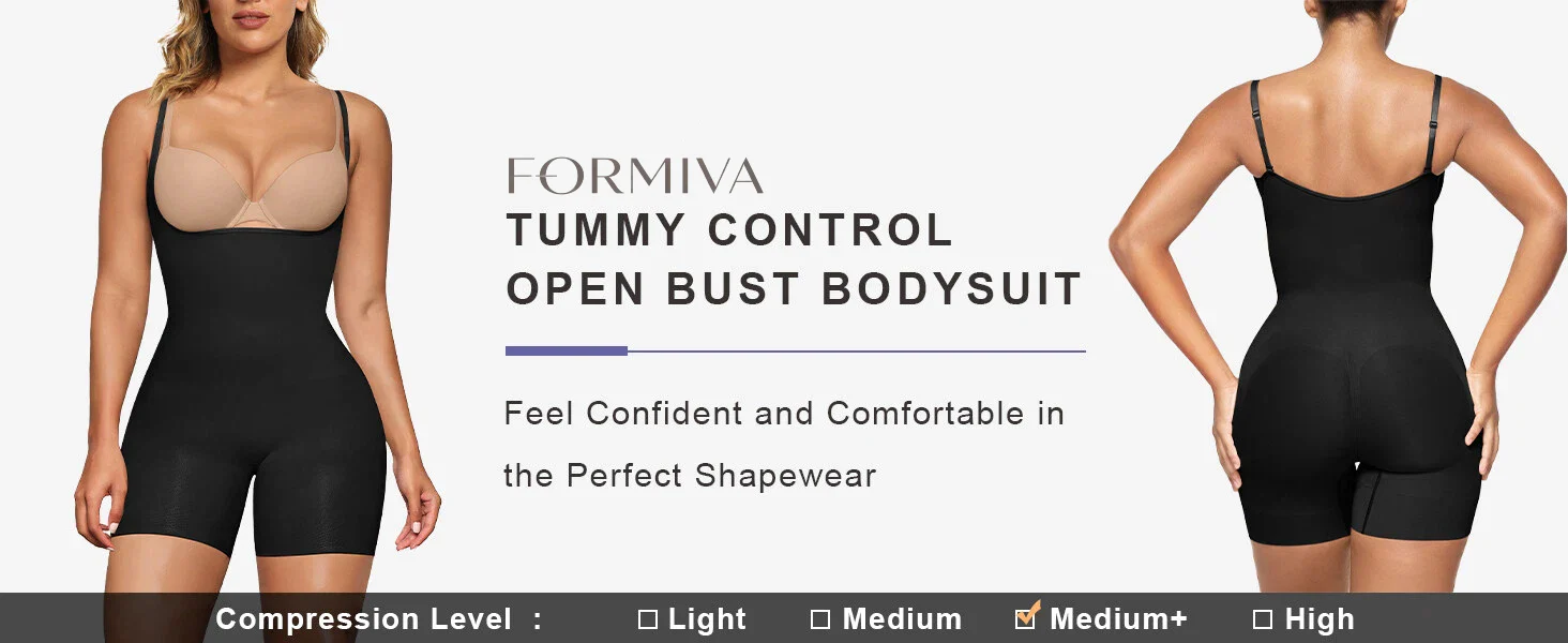 Open Bust Shapewear Tummy Control Bodysuits For Women Seamless Compression High Waisted Body Shaper 18 7fbd6a97 93e6 4b1b bc28 9fdcd7aacb0f