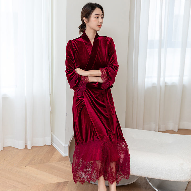 Title 5, Velvet Morning Gown Women