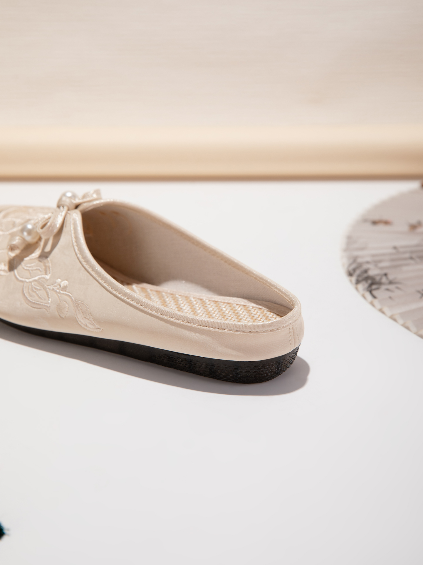 Embroidered Slide Slippers, picture 4 of 6