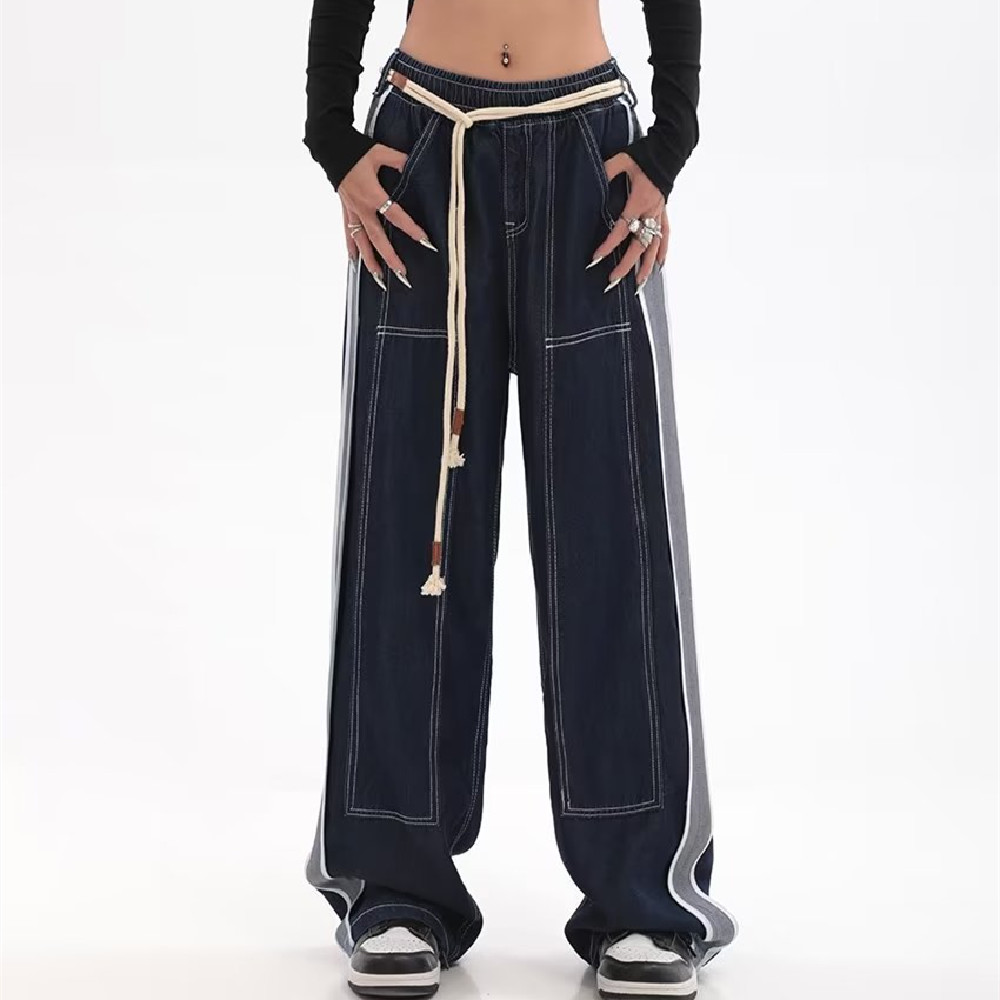 Title 2, Womens Loose Wide Leg Straight Trousers. Exper...