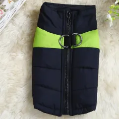 Autumn And Winter Pet Ski Wear Dog Outdoor Coat Vest Breathable Pet Supplies Coat - 02.Green - View 1