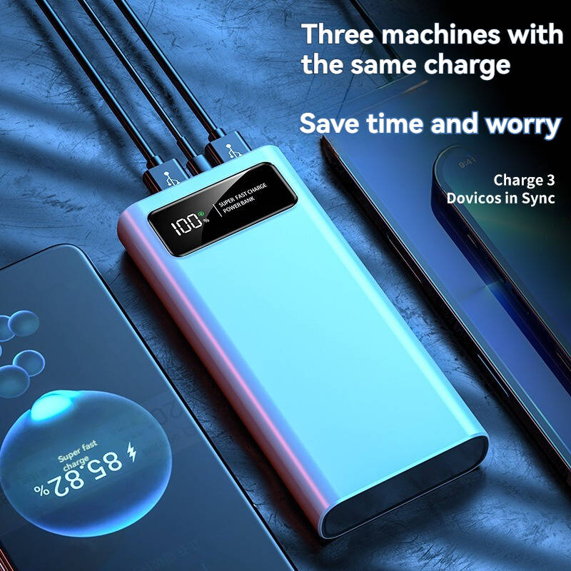 1pcs 20000mAh Portable Charger With 65W Fast Charging Multi-Port Output Smart... 4