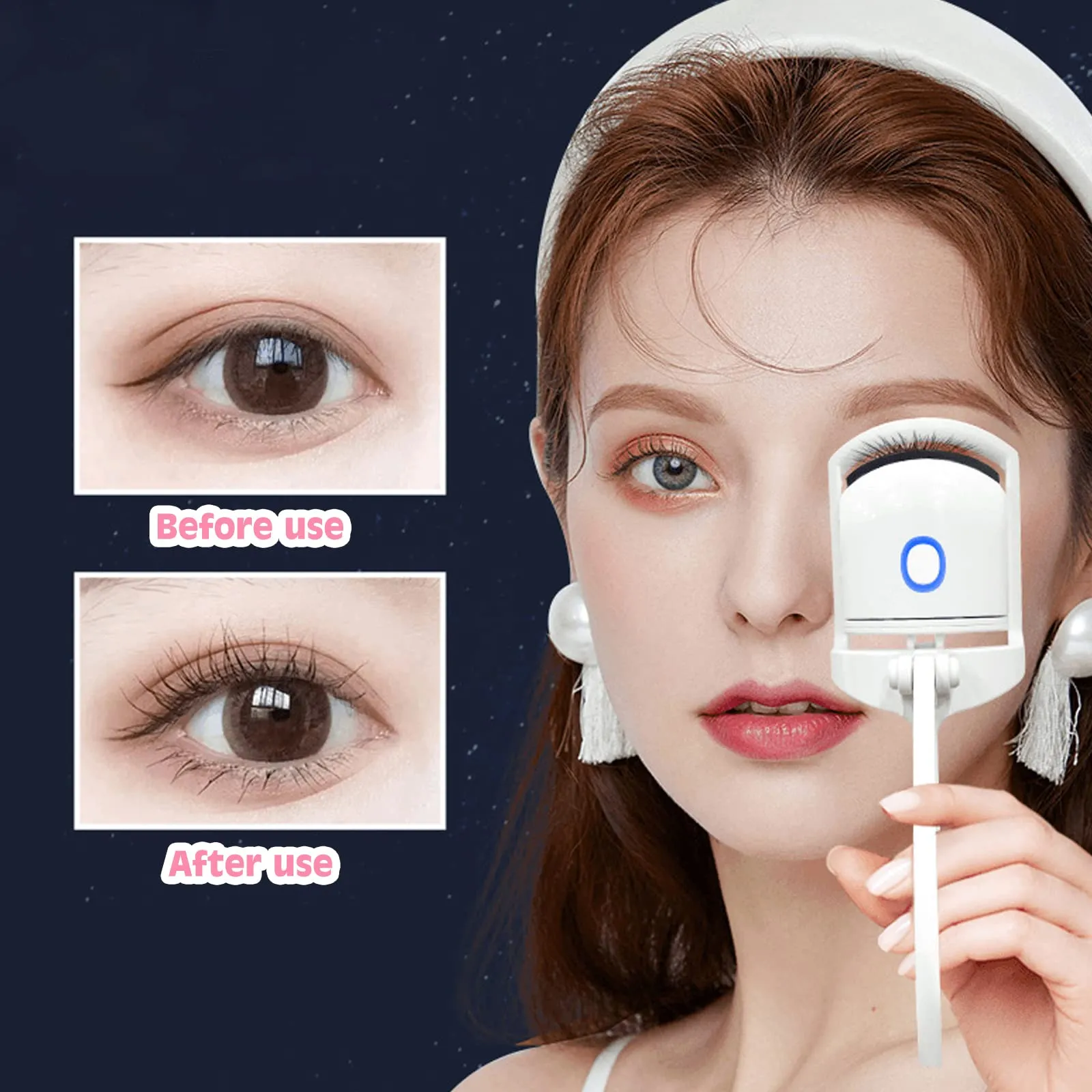 Heated Eyelash Curler Electric Temperature Control Mini Eyelash Curler Electric Portable Charging – image 6