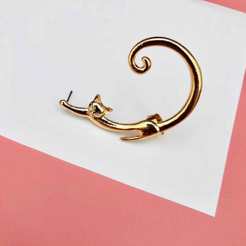 Simple Forest Branch Hanging Ear Bone Clip Without Pierced Earrings