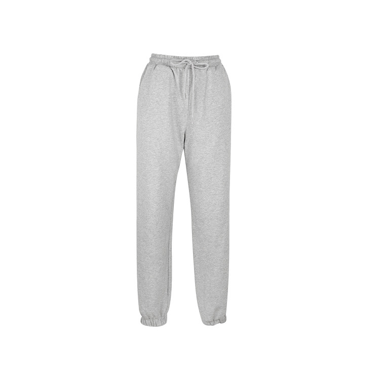 Sweater Solid Color Trousers Ladies Suit Grey A - Shop at LoveMi