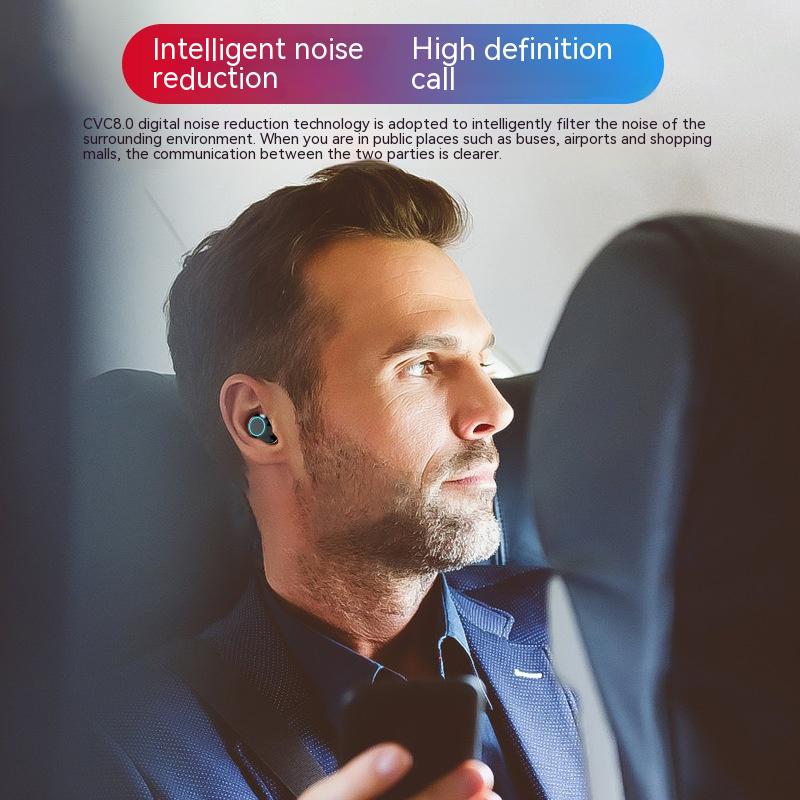 Home Fashion Simple Wireless Bluetooth Headset Noise Reduction - Image 2