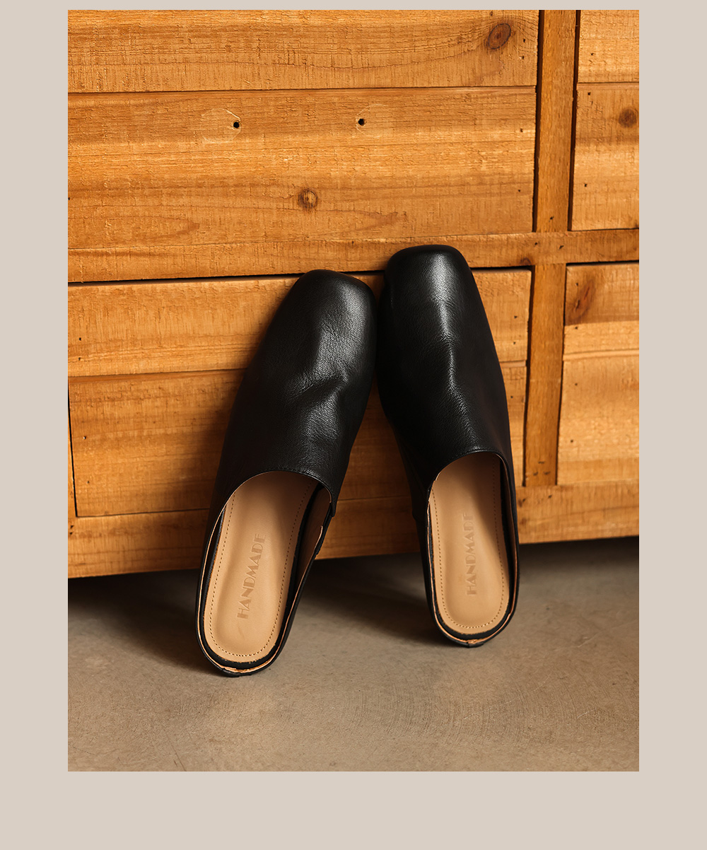 Sheepskin Ruched Mule Slides Brown view 3 – Sarah Express