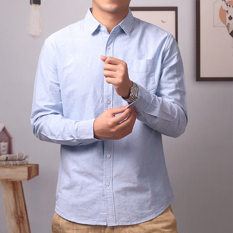 Casual Loose Cotton Square Neck Long Sleeve Shirt