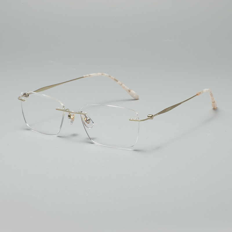 Lijia LJGOOD Pure Titanium Anti Blue Light Goggles Fashion Glasses 1816