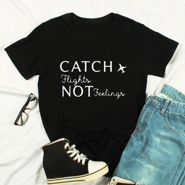 Letter Print Casual Short sleeved T shirt Black - Shop at LoveMi