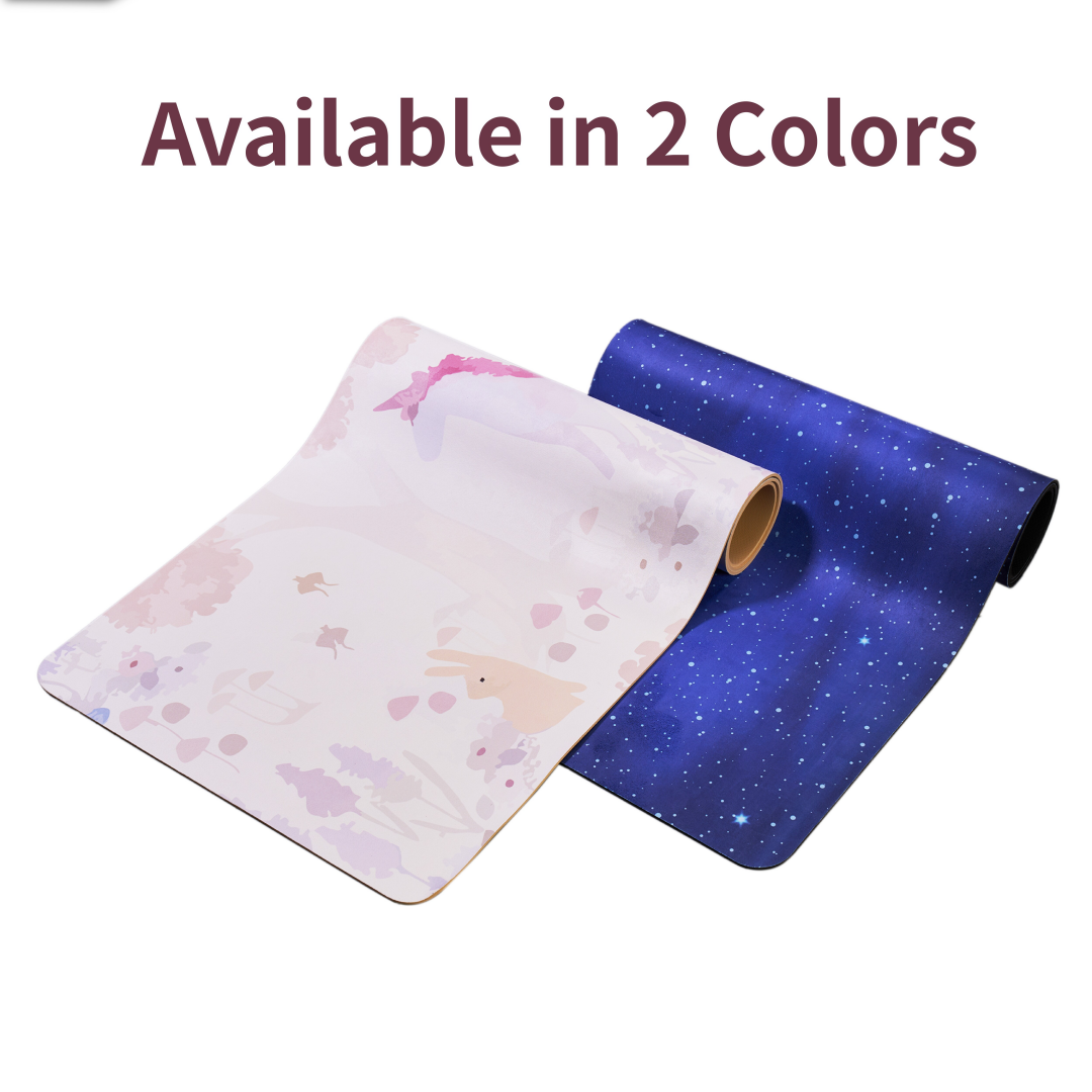 Yoga Mat, Exercise Yoga Mat Print With Non-Slip Design, Professional TPE Exericise Mat, 72 X 24 Multi-Purpose Workout Mat For Women, Pilates Fitness And Floor Exercises